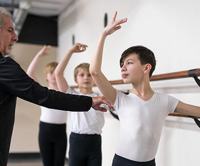 Ballet for Men & Boys classes instruction in Northern Virginia - Lasley Centre